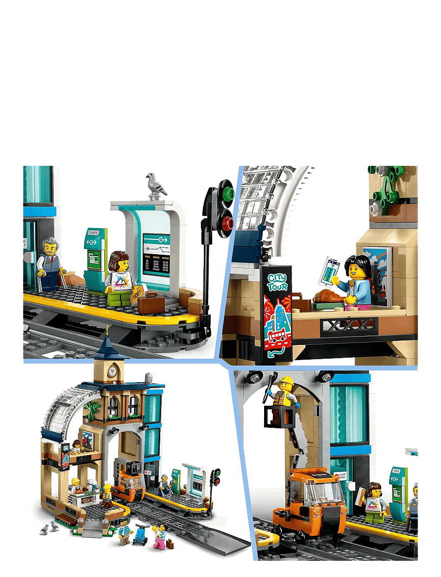 LEGO - City Central Train Station Set for Fans of Construction Toys 60469 - lego® dreamzzz™ - multi - 2