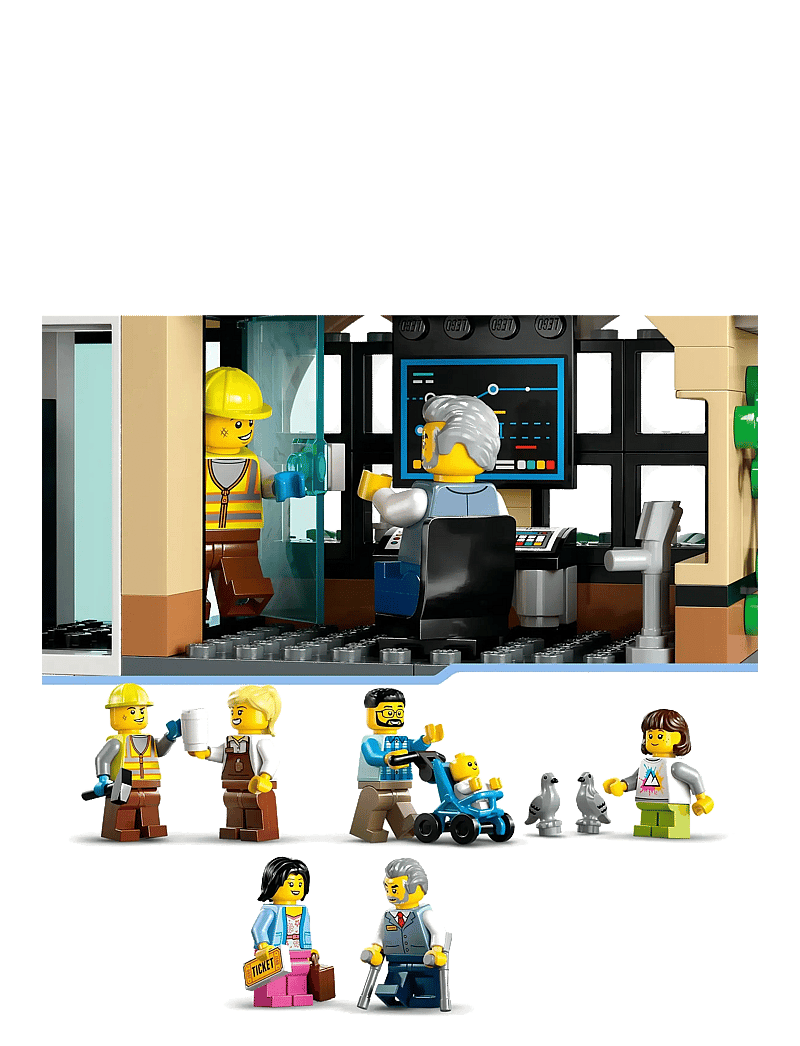 LEGO - City Central Train Station Set for Fans of Construction Toys 60469 - lego dreamzzz™ - multi - 3