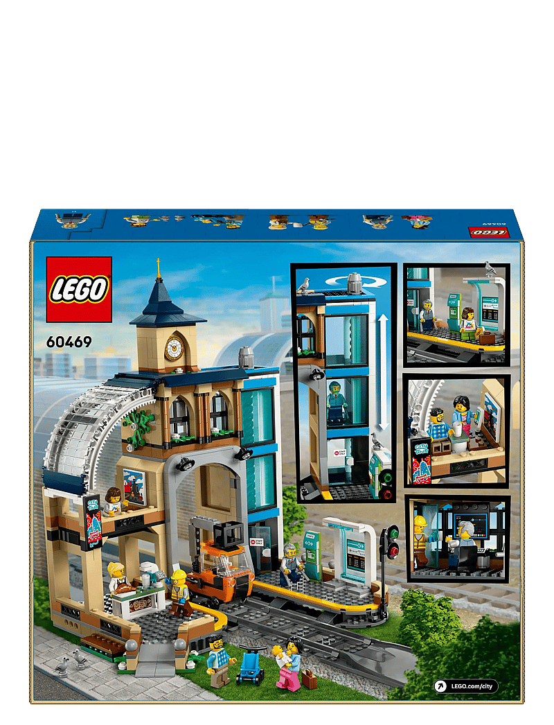 LEGO - City Central Train Station Set for Fans of Construction Toys 60469 - lego dreamzzz™ - multi - 5
