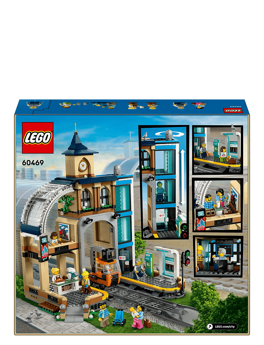 LEGO - City Central Train Station Set for Fans of Construction Toys 60469 - lego® dreamzzz™ - multi - 5