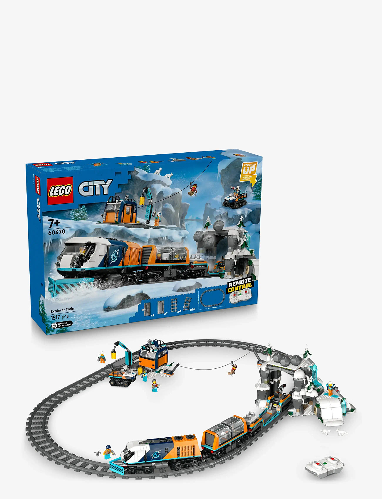 LEGO - Polarforskernes arktiske eksprestog 60470 - lego city - multi - 0