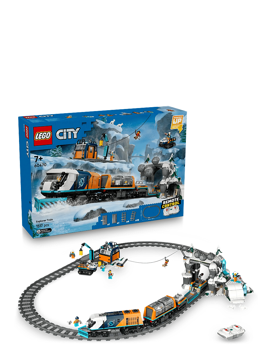 LEGO - City Explorers’ Arctic Polar Express Train Toy Vehicle Set 60470 - lego® city - multi - 0