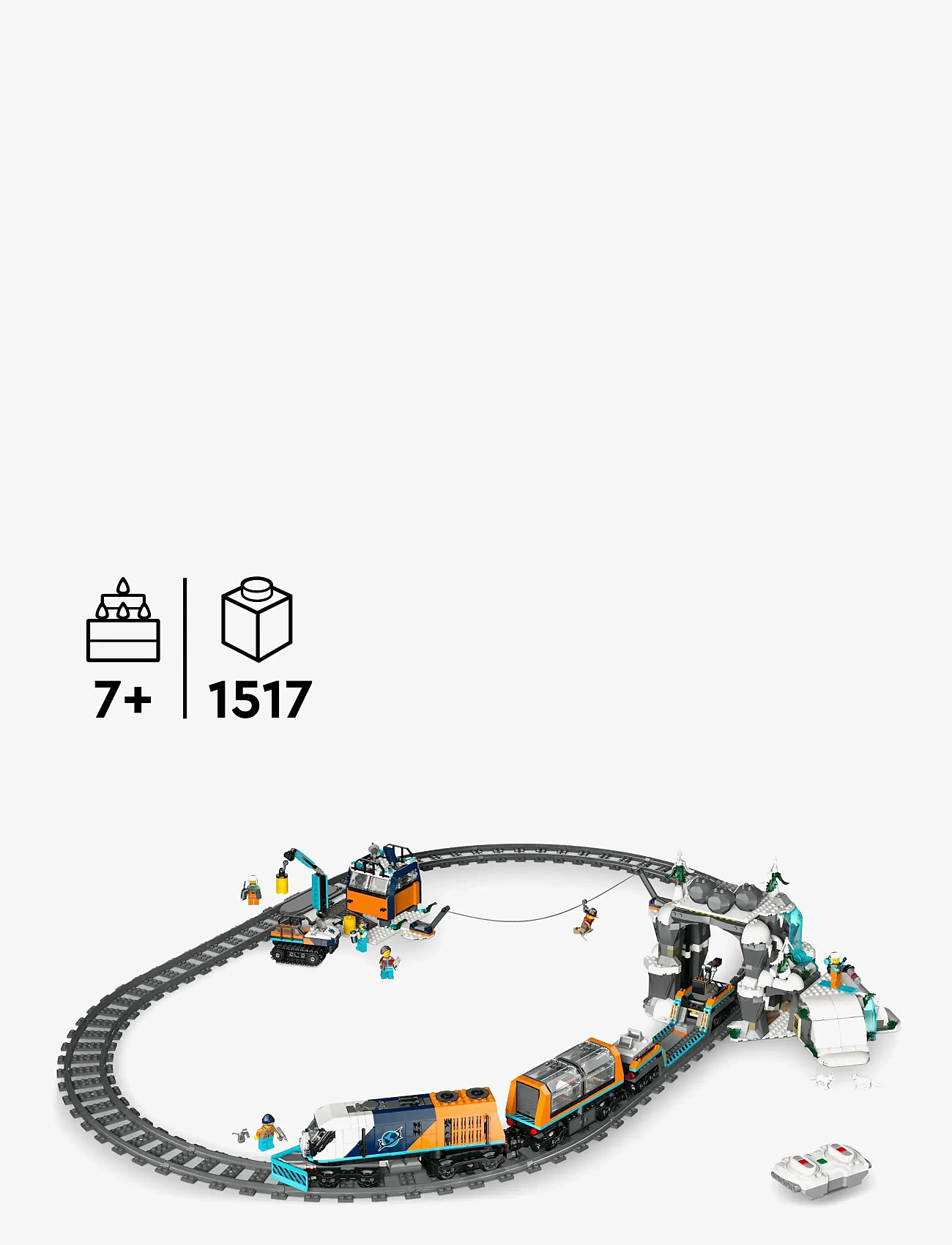 LEGO - Polarforskernes arktiske eksprestog 60470 - lego city - multi - 1