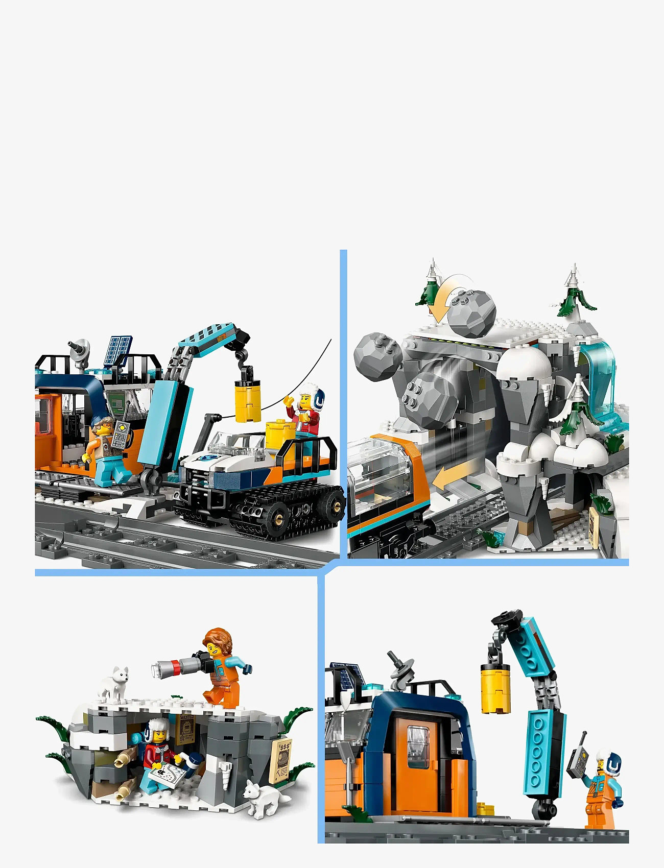 LEGO - Polarforskernes arktiske eksprestog 60470 - lego city - multi - 4