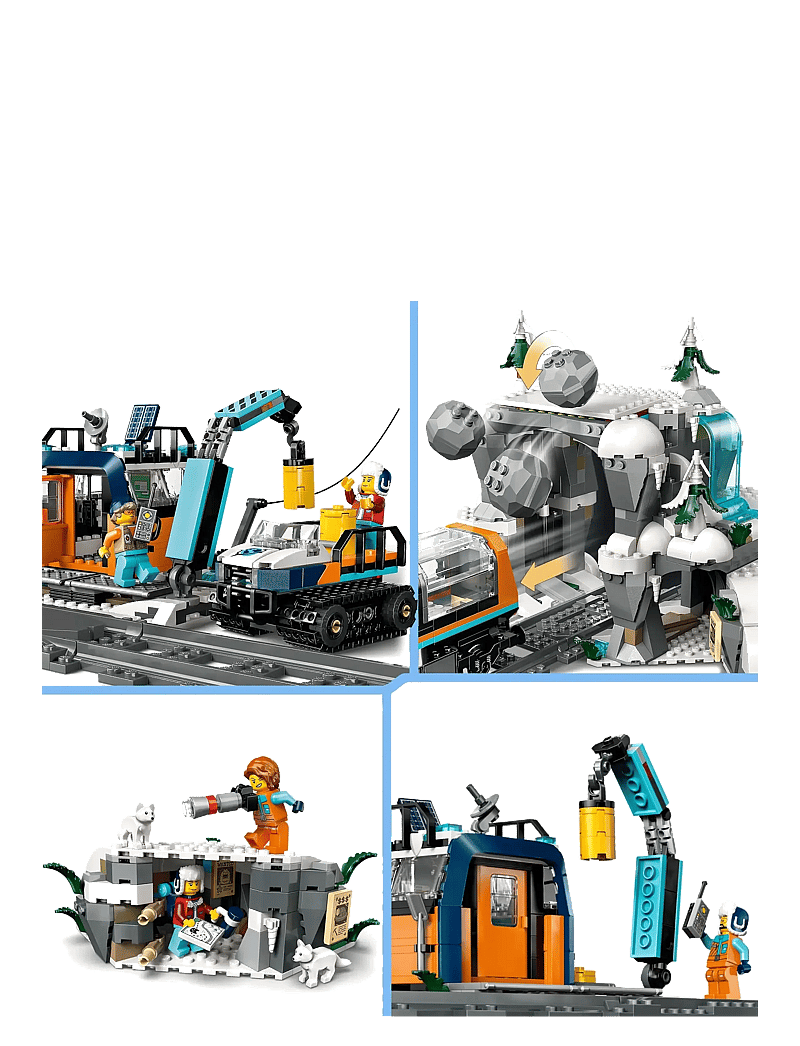 LEGO - City Explorers’ Arctic Polar Express Train Toy Vehicle Set 60470 - multi - 4