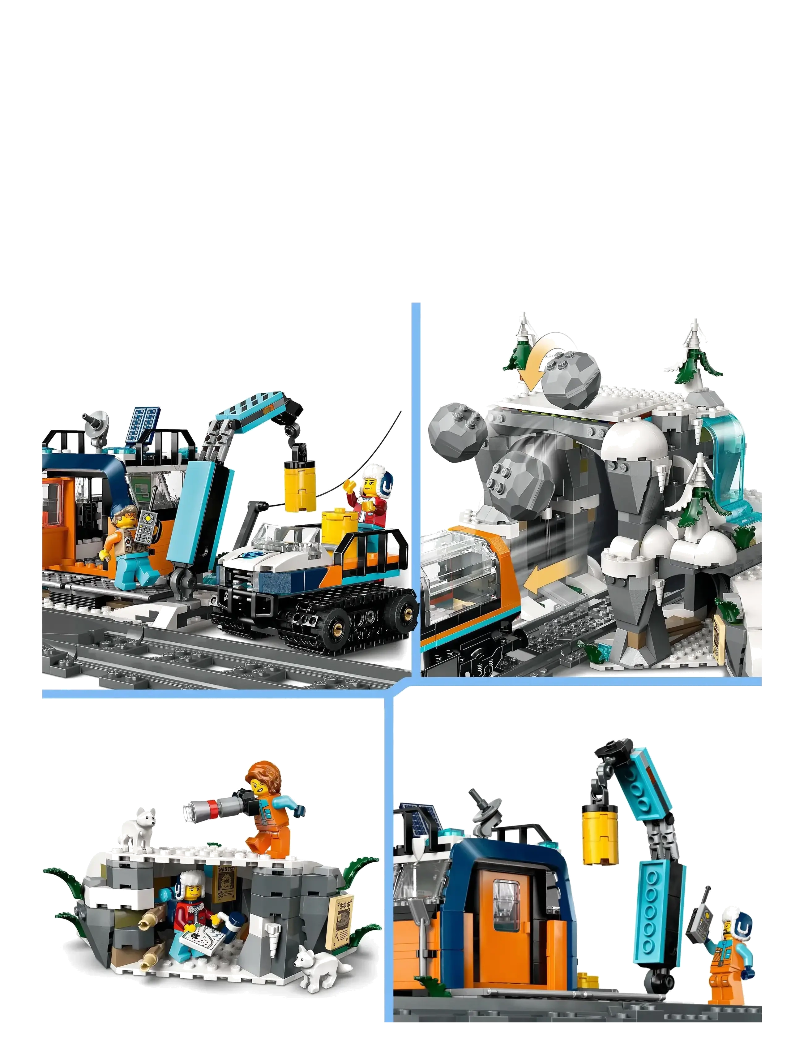 LEGO - City Explorers’ Arctic Polar Express Train Toy Vehicle Set 60470 - lego® city - multi - 4