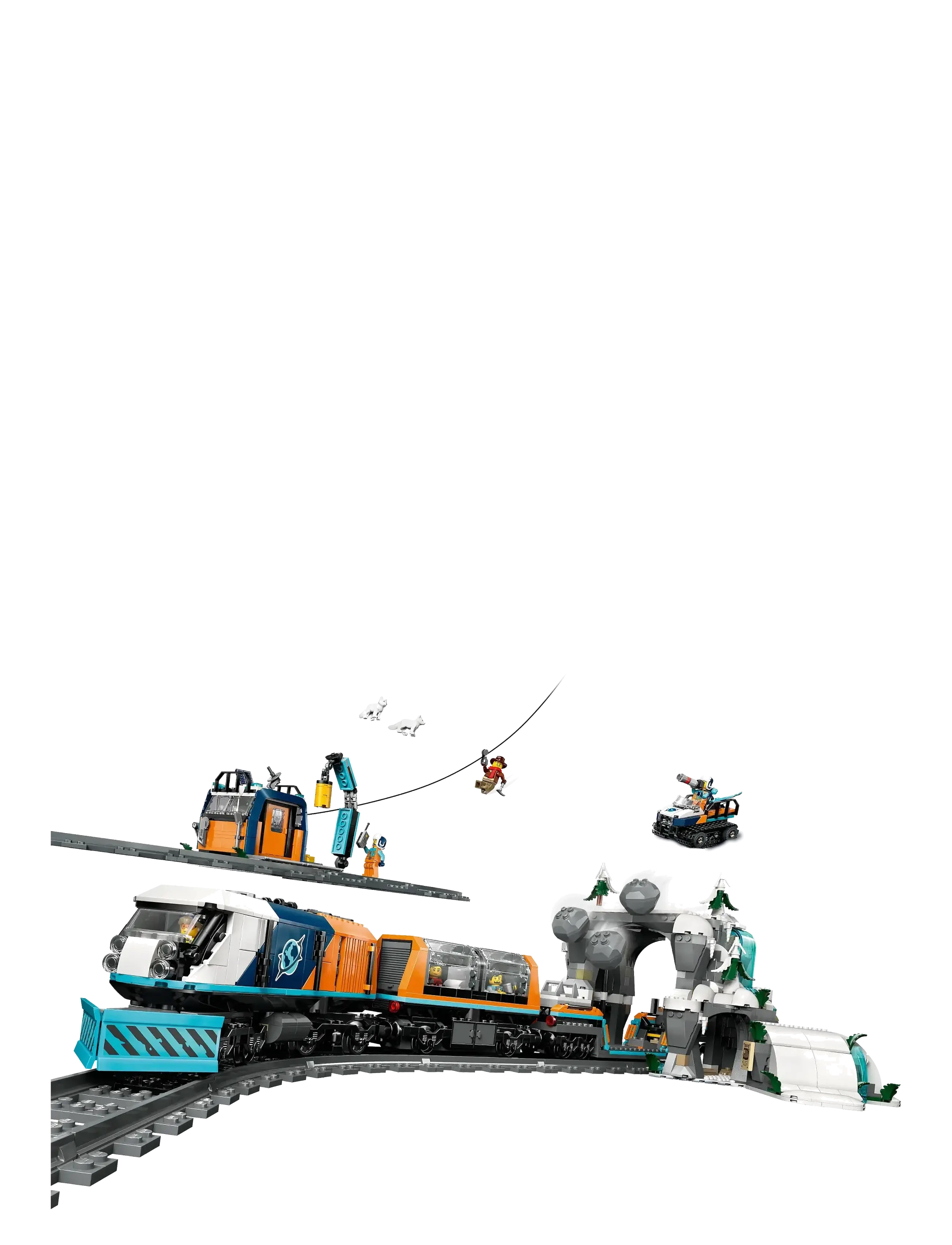 LEGO - City Explorers’ Arctic Polar Express Train Toy Vehicle Set 60470 - lego® city - multi - 5