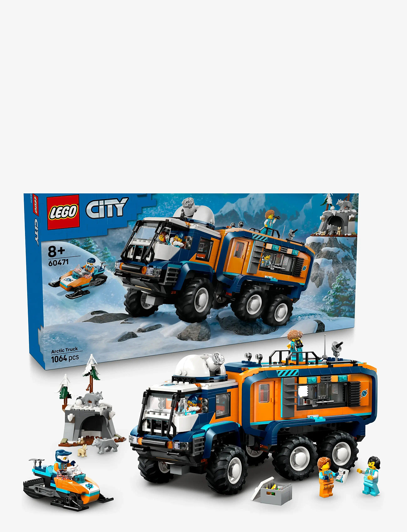 LEGO - City Arctic Explorer Science Lab Truck Toy Building Set 60471 - lego city - multi - 0
