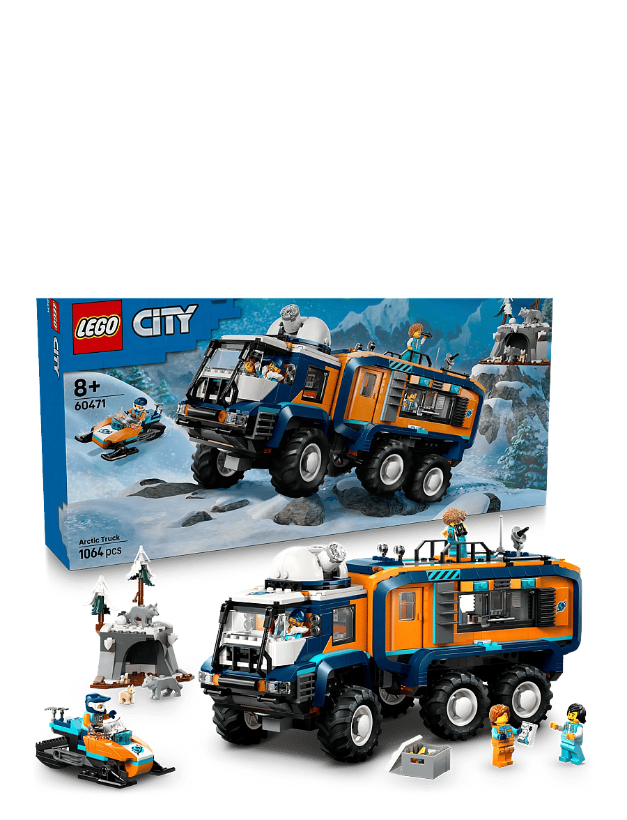 LEGO - City Arctic Explorer Science Lab Truck Toy Building Set 60471 - lego city - multi - 0