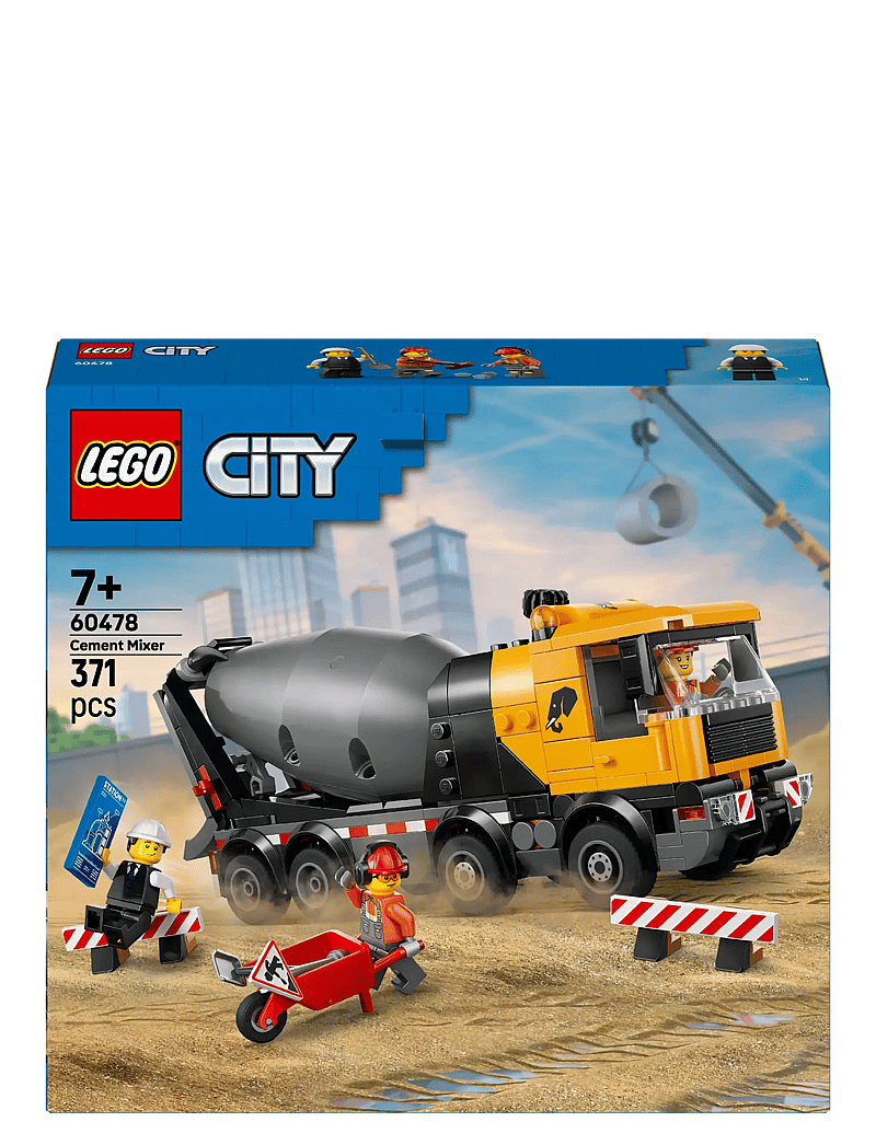 LEGO - City Cement Mixer Construction Toy for Kids 60478 - lego city - multi - 2