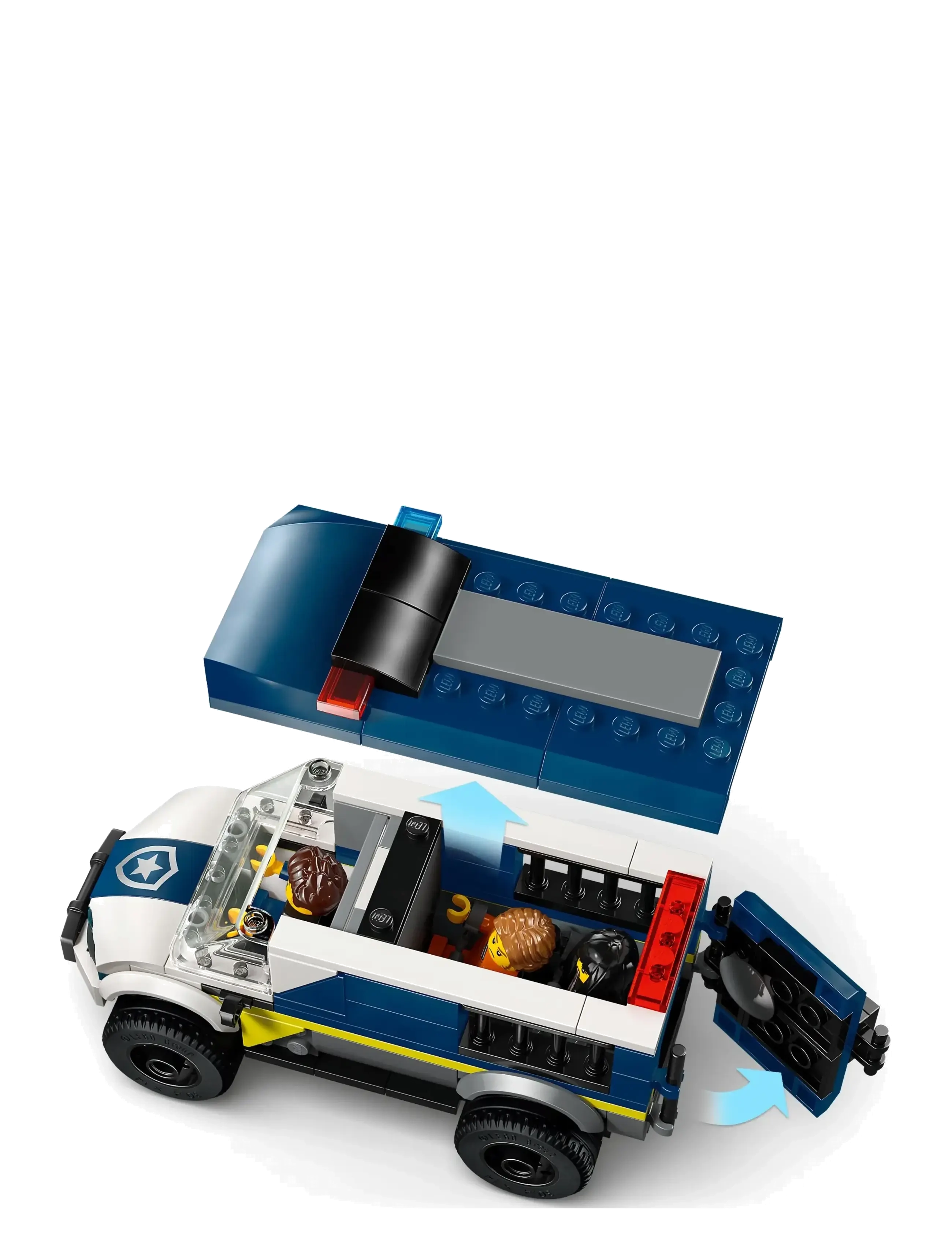 LEGO - City Police Prisoner Transport Van Building Toy 60479 - lego city - multi - 3
