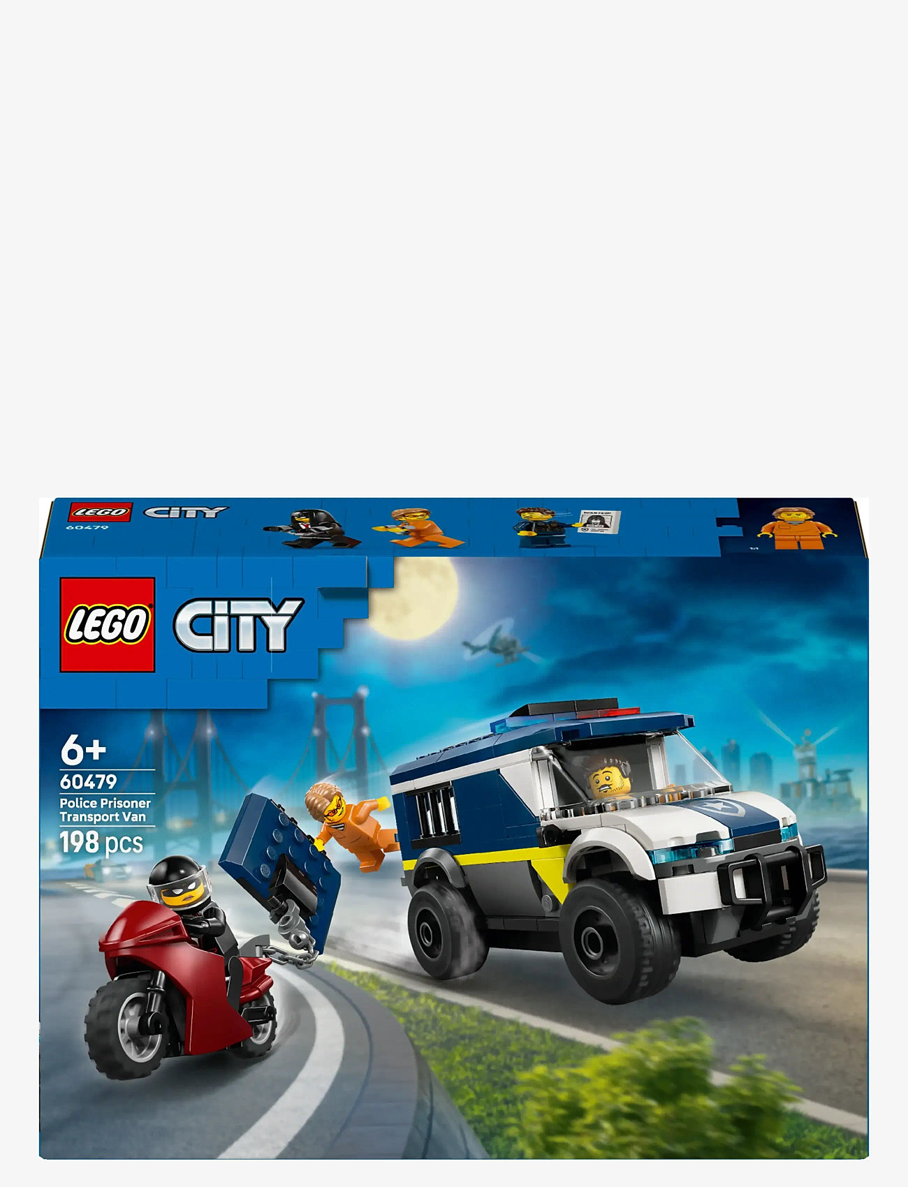 LEGO - City Police Prisoner Transport Van Building Toy 60479 - lego city - multi - 5