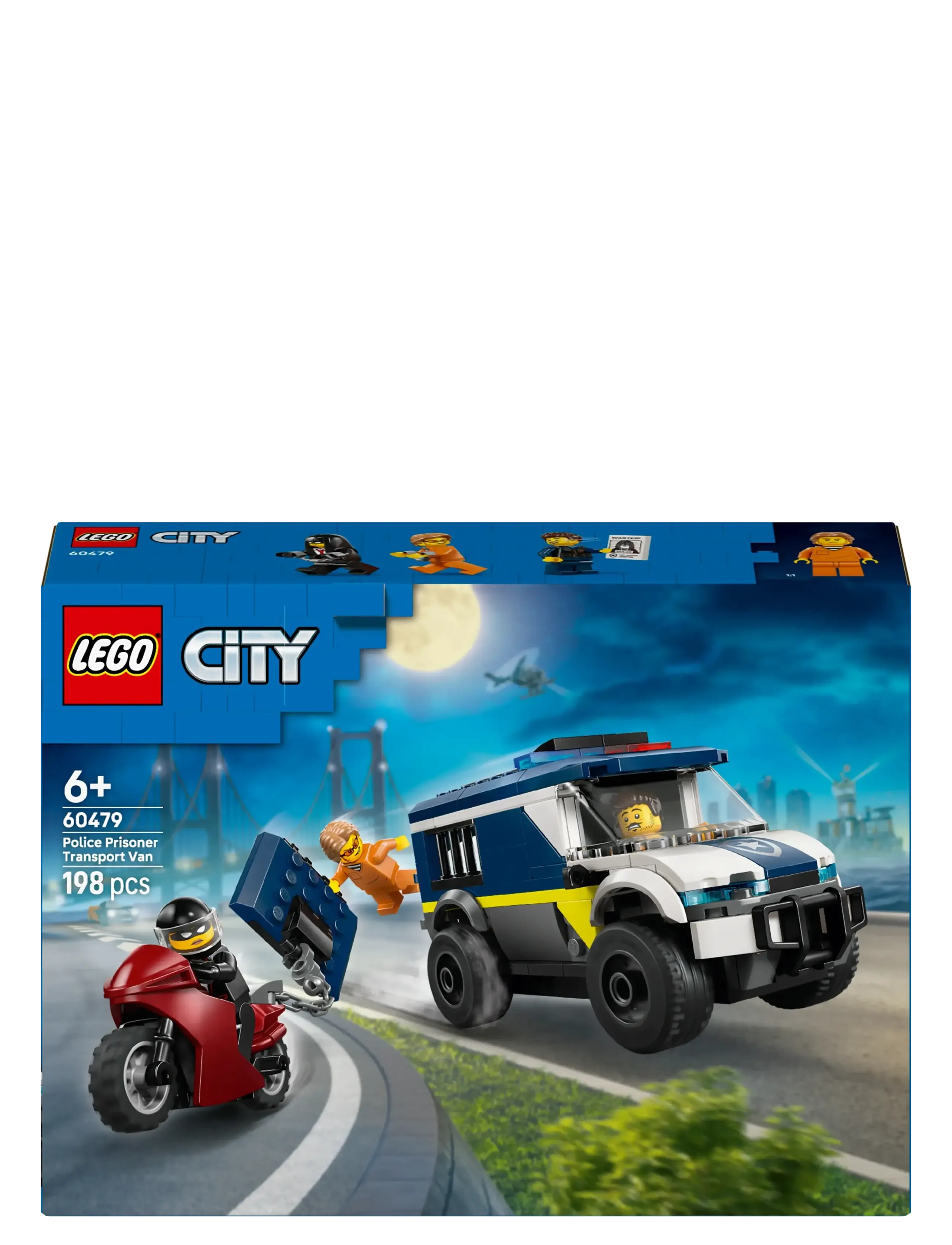 LEGO - City Police Prisoner Transport Van Building Toy 60479 - lego city - multi - 5