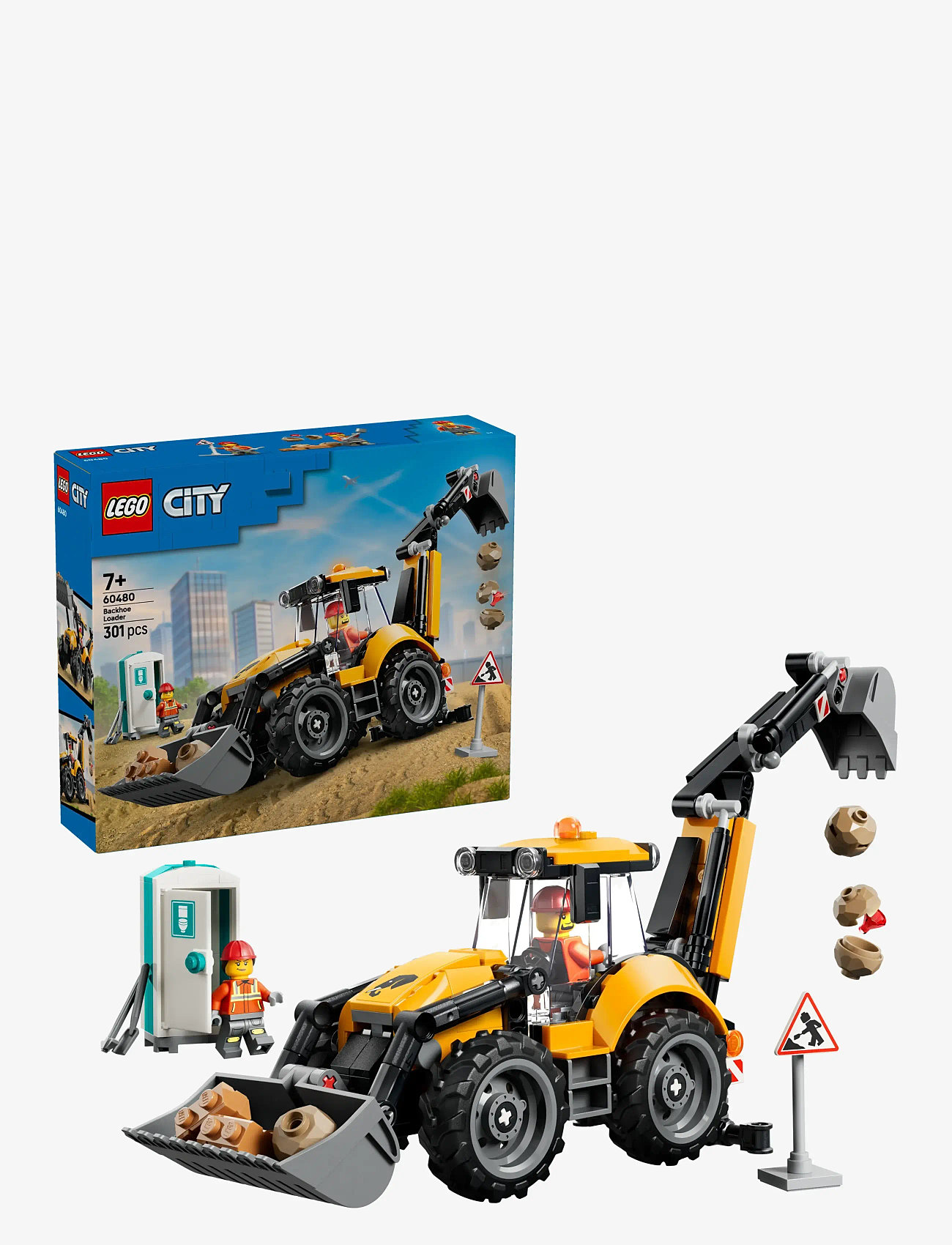 LEGO - Yellow Backhoe Loader 60480 - multi - 0