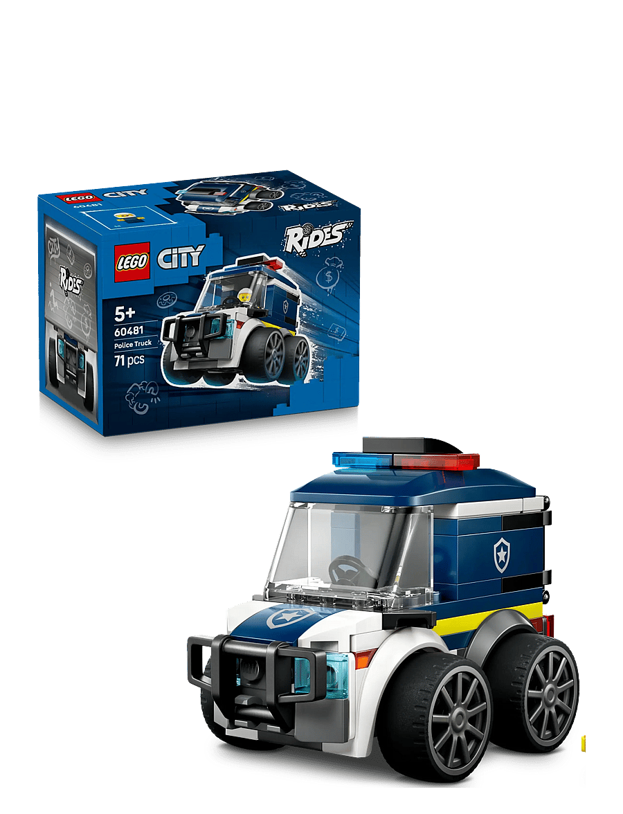 LEGO - City Rides – Police Truck Toy Building Set 60481 - lego city - multi - 0