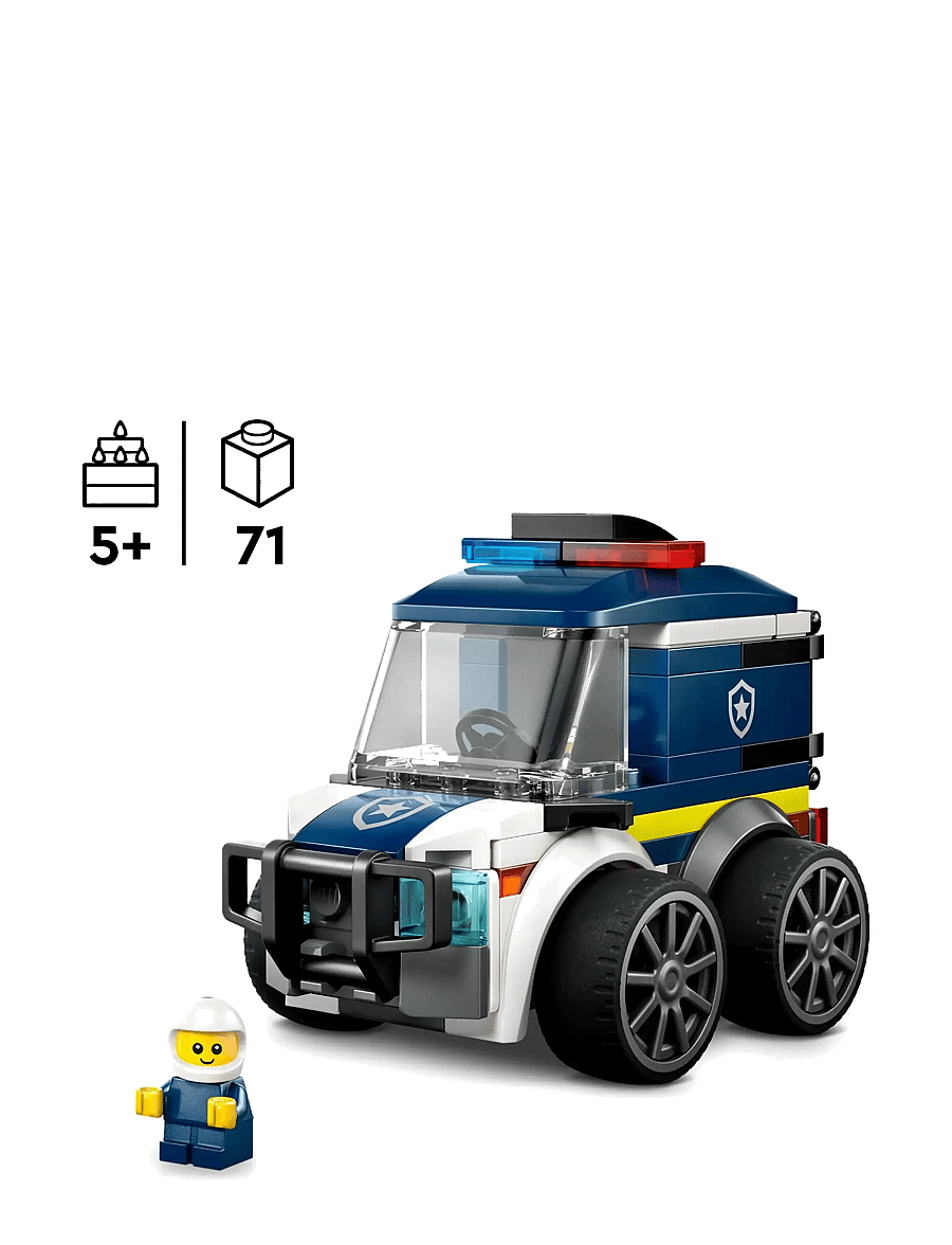 LEGO - City Rides – Police Truck Toy Building Set 60481 - lego city - multi - 1