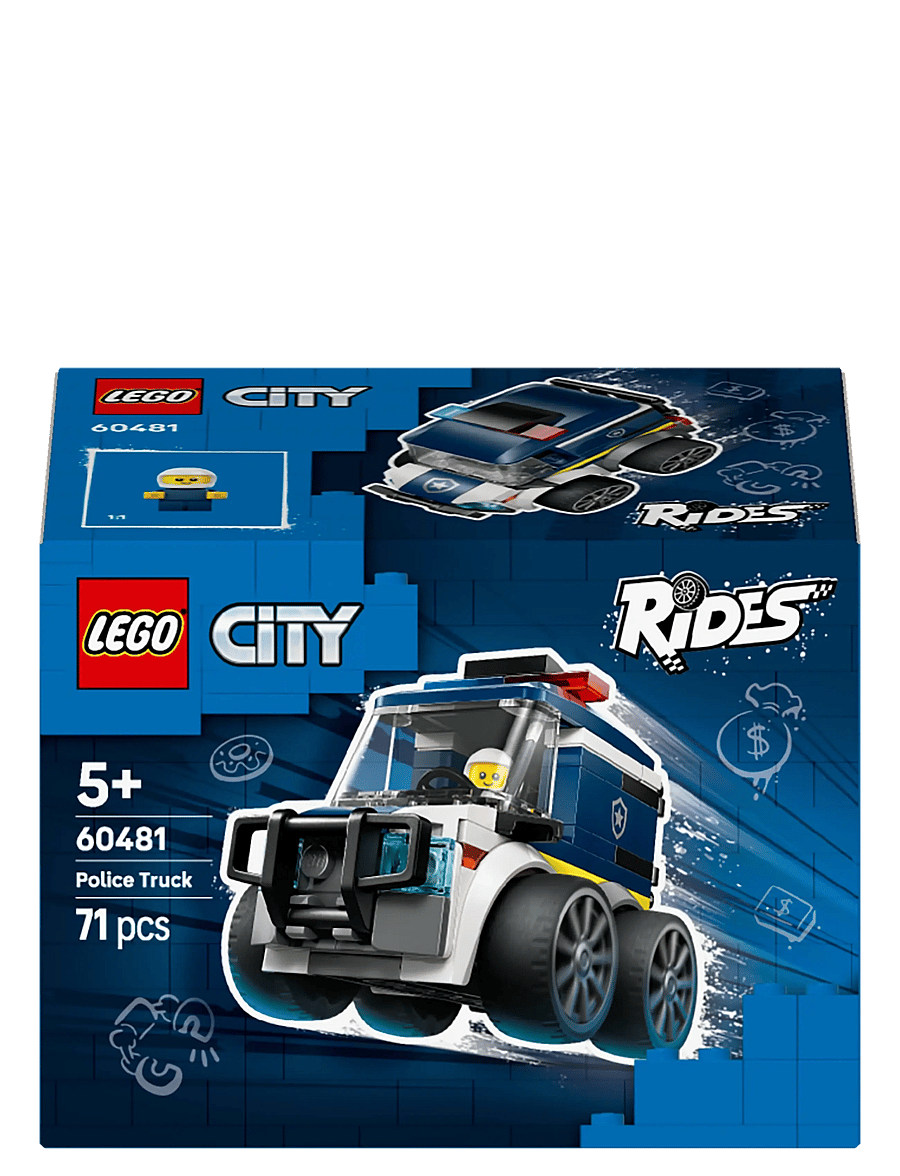 LEGO - City Rides – Police Truck Toy Building Set 60481 - lego city - multi - 5