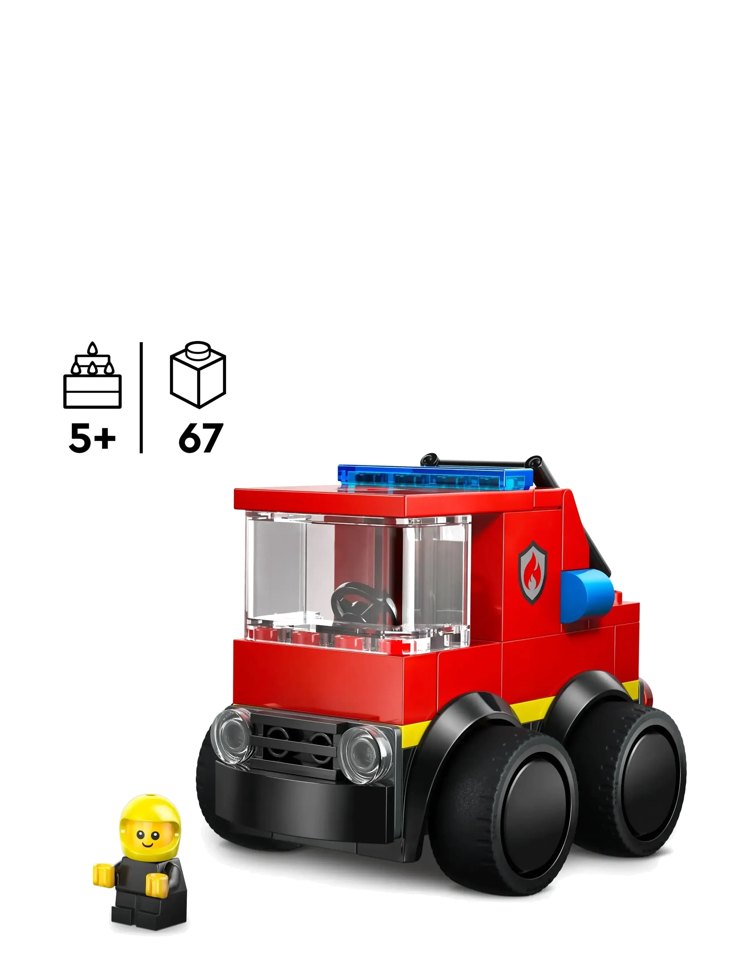 LEGO - City Rides – Fire Engine Toy Building Set 60482 - fire trucks - multi - 1