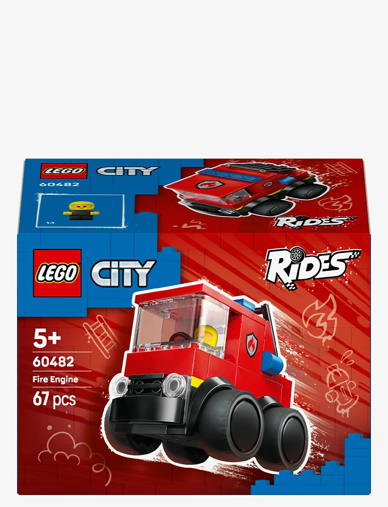 LEGO - City Rides – Fire Engine Toy Building Set 60482 - feuerwehrautos - multi - 5