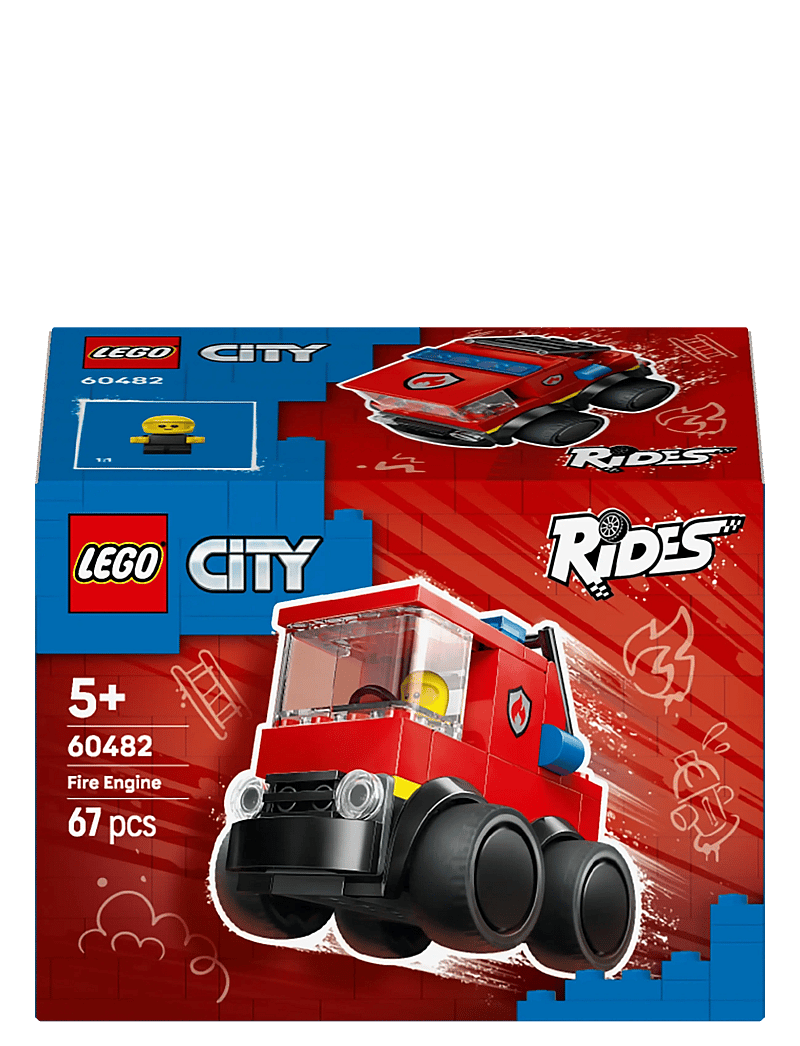 LEGO - City Rides – Fire Engine Toy Building Set 60482 - feuerwehrautos - multi - 5