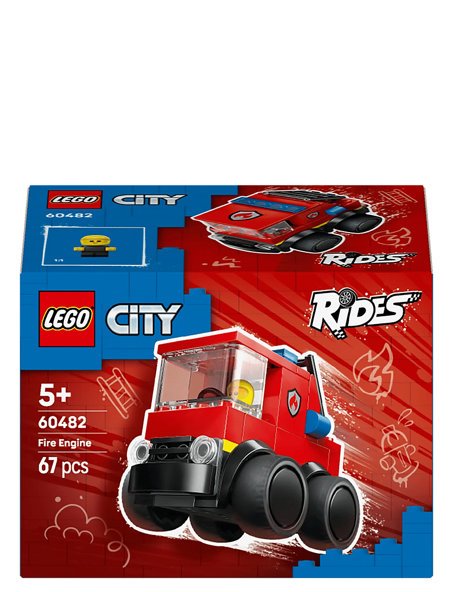 LEGO - City Rides – Fire Engine Toy Building Set 60482 - camions de pompier - multi - 5