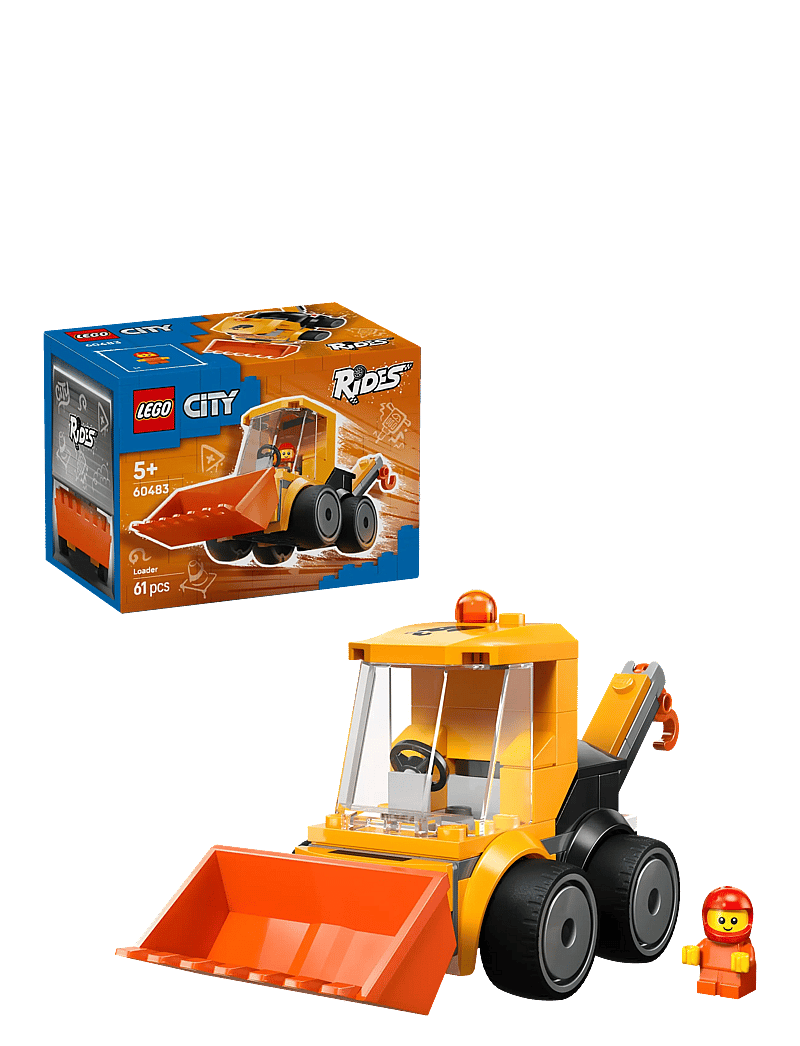LEGO - City Rides – Construction Loader Toy Building Set 60483 - lego city - multi - 0
