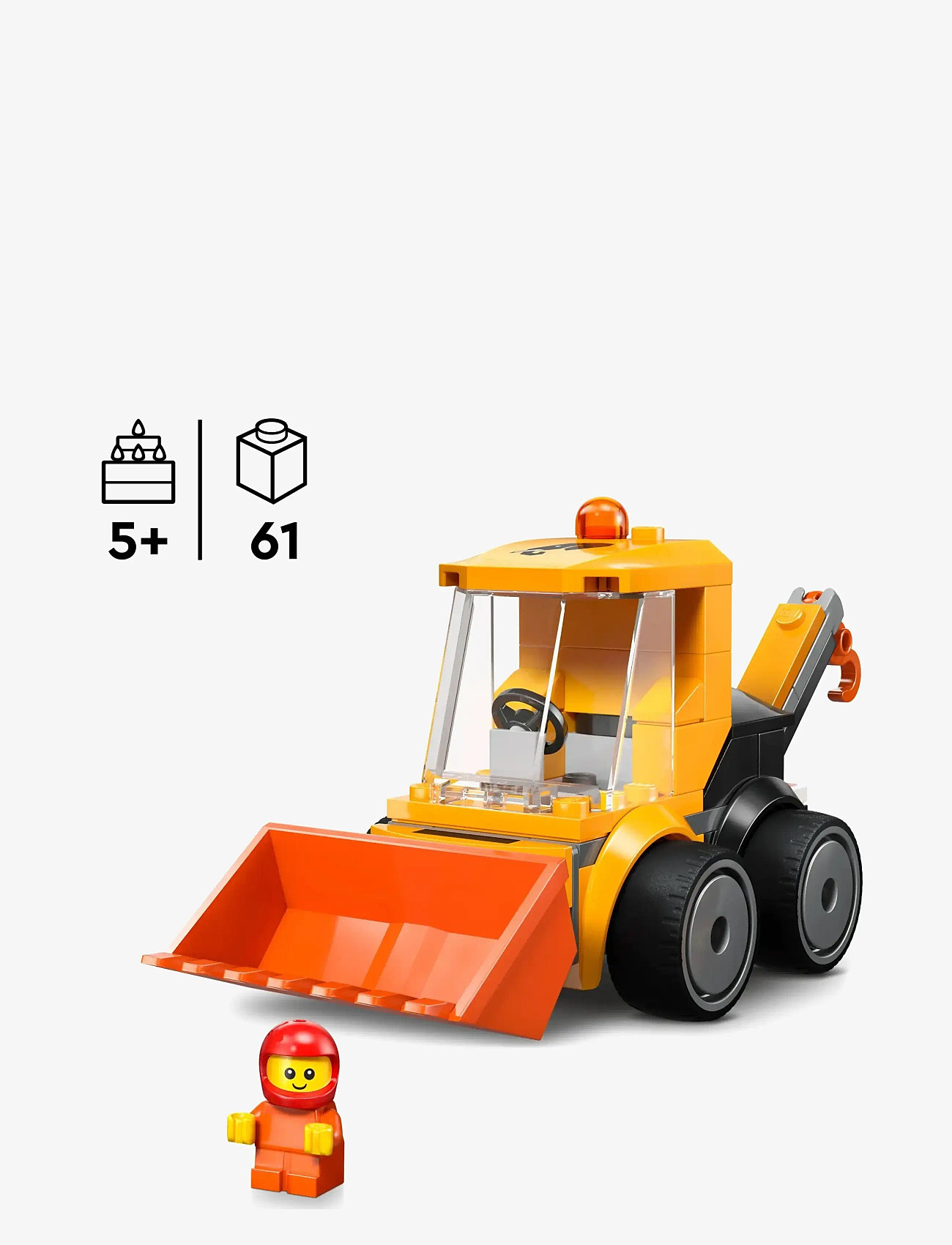 LEGO - City Rides – Construction Loader Toy Building Set 60483 - lego city - multi - 1