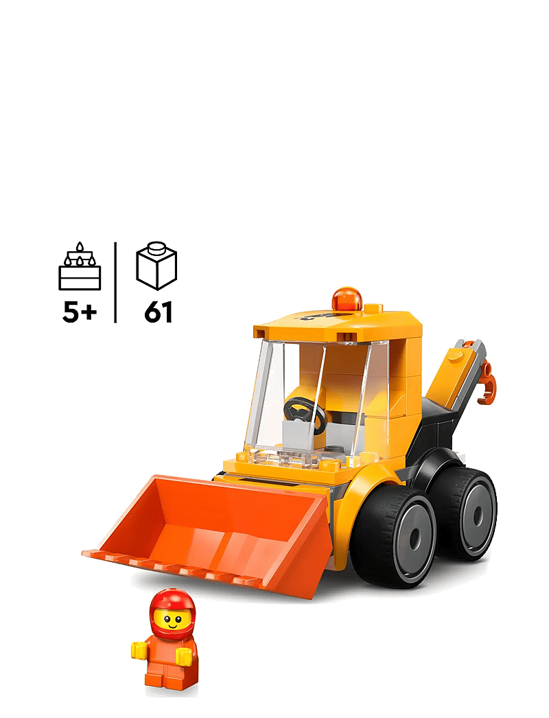LEGO - City Rides – Construction Loader Toy Building Set 60483 - lego city - multi - 1
