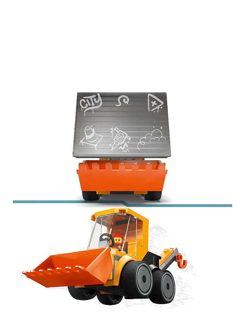 LEGO - City Rides – Construction Loader Toy Building Set 60483 - lego city - multi - 3