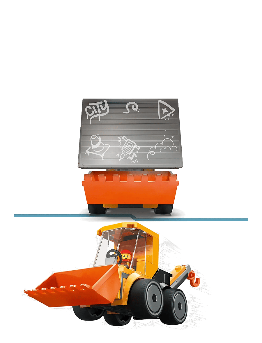 LEGO - City Rides – Construction Loader Toy Building Set 60483 - lego city - multi - 3
