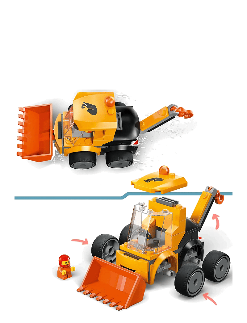 LEGO - City Rides – Construction Loader Toy Building Set 60483 - lego city - multi - 4