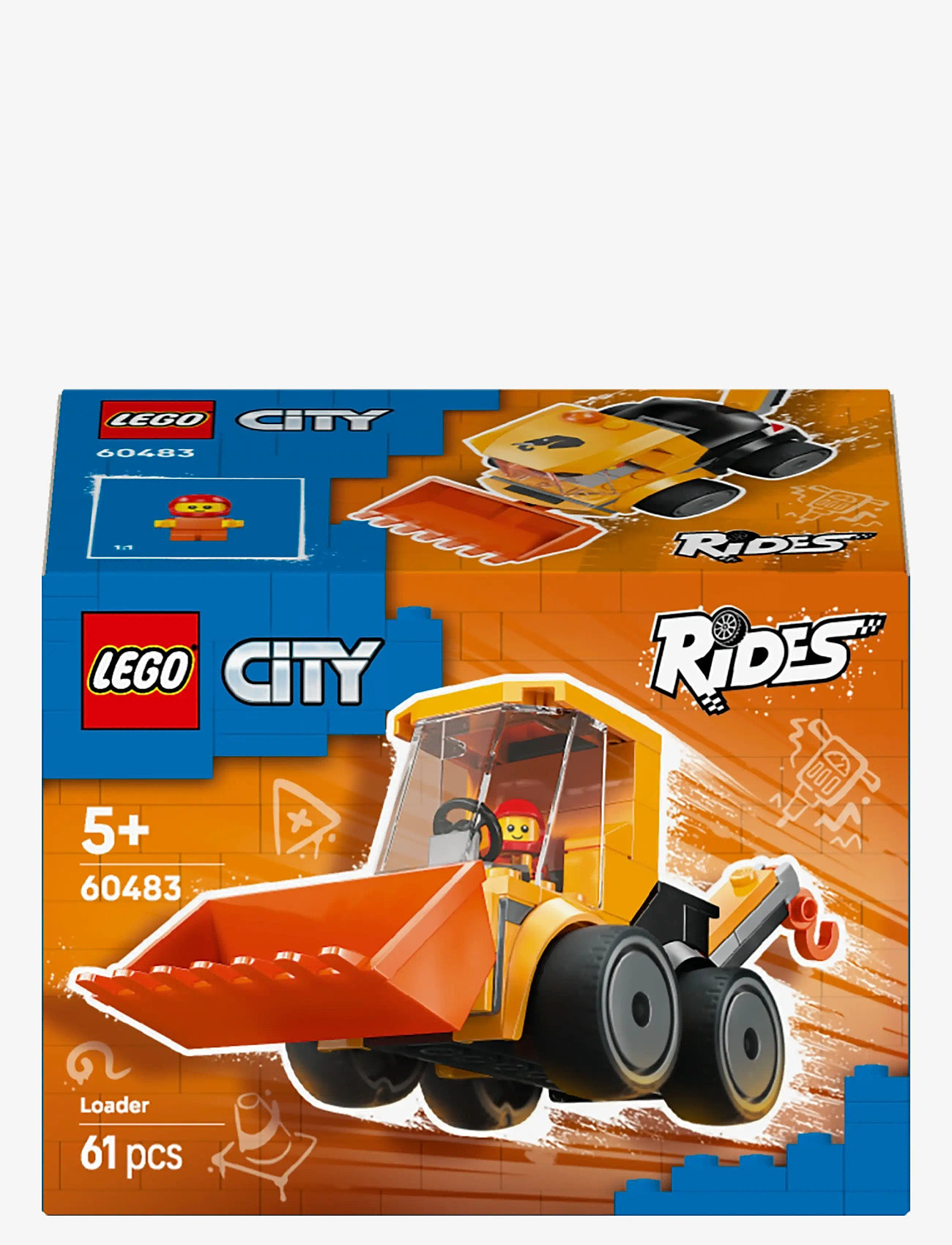 LEGO - City Rides – Construction Loader Toy Building Set 60483 - lego city - multi - 5