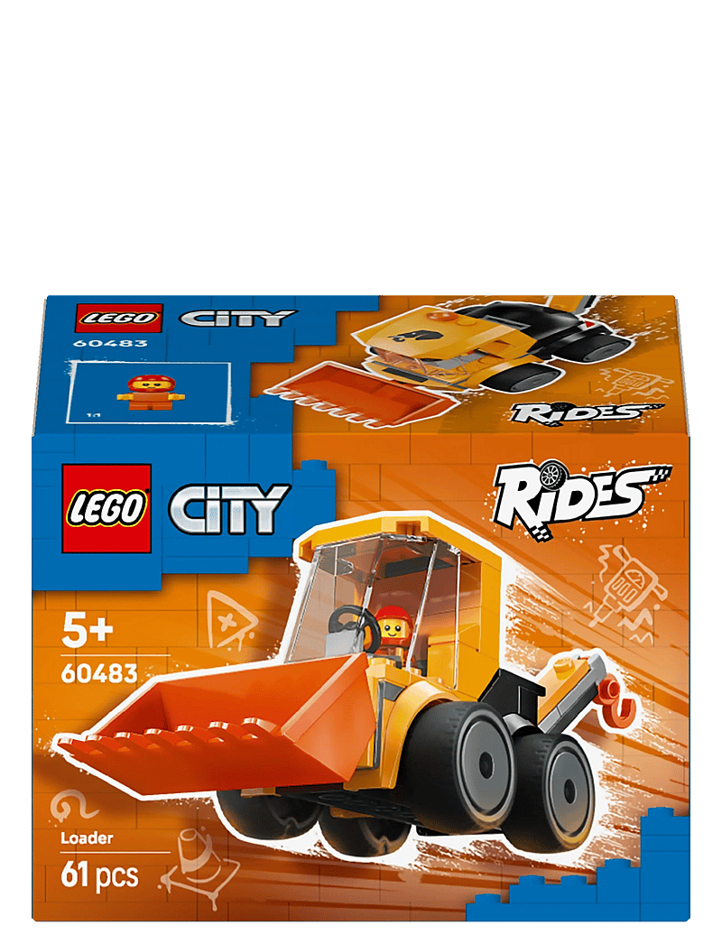 LEGO - City Rides – Construction Loader Toy Building Set 60483 - lego city - multi - 5