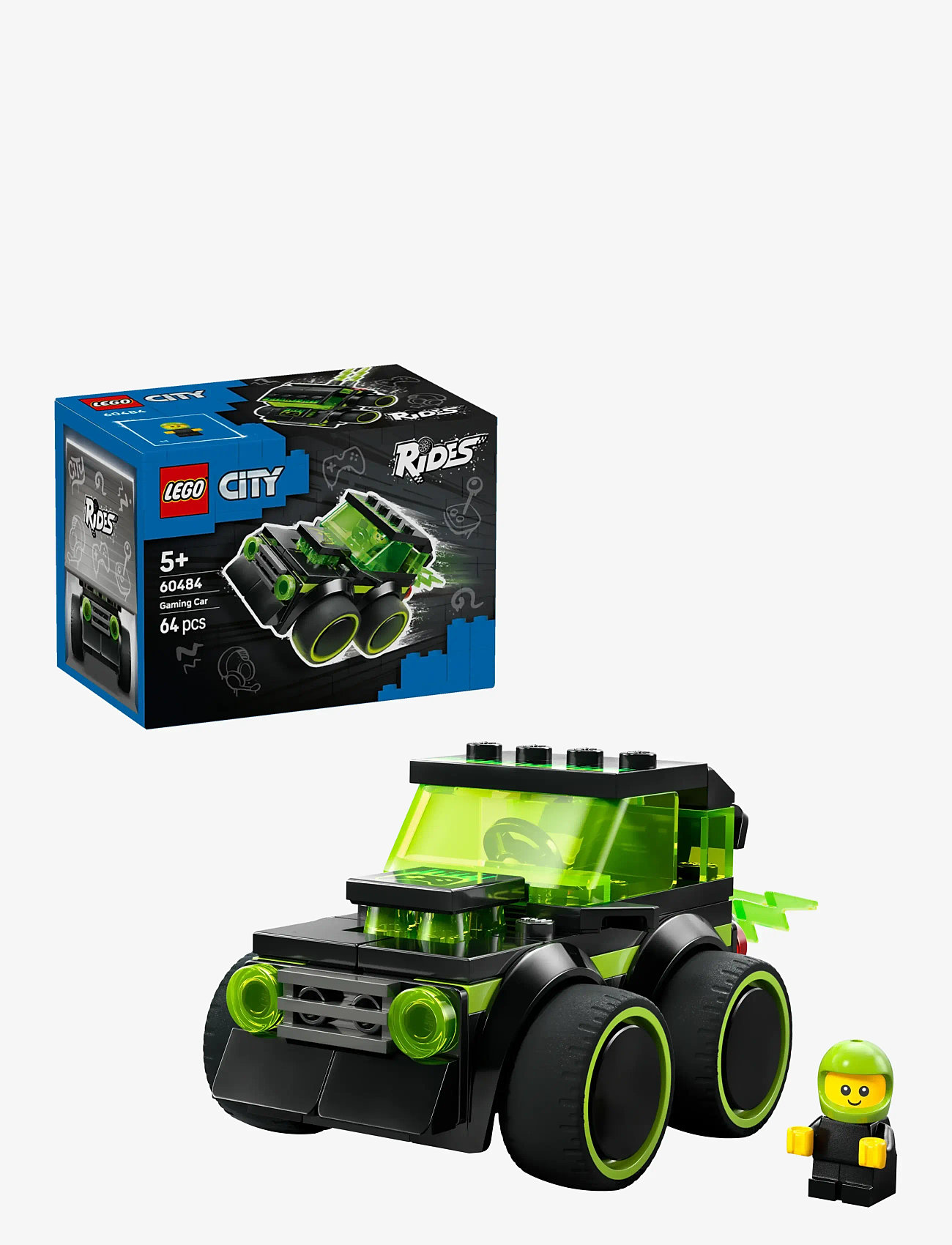 LEGO - City Rides – Gaming Race Car - Model Car Kit 60484 - lego city - multi - 0