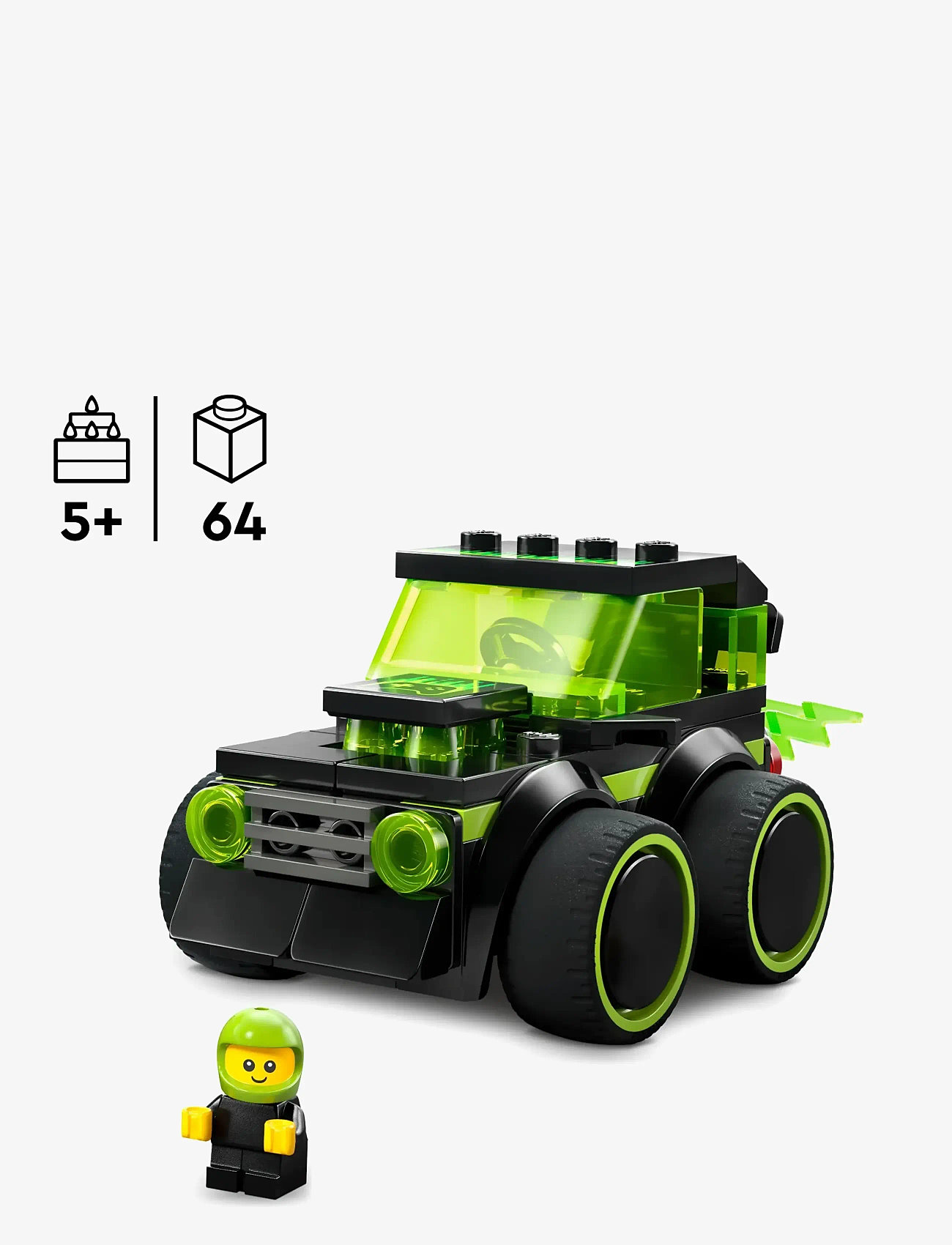 LEGO - City Rides – Gaming Race Car - Model Car Kit 60484 - lego city - multi - 1