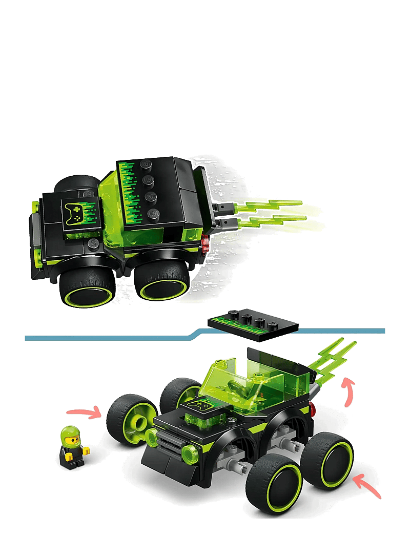LEGO - City Rides – Gaming Race Car - Model Car Kit 60484 - lego city - multi - 4