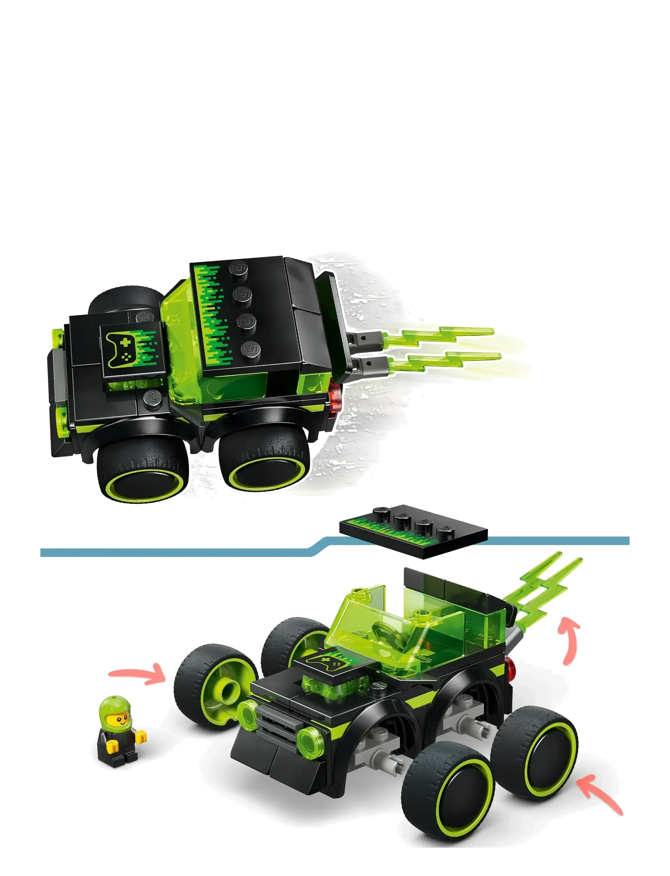 LEGO - City Rides – Gaming Race Car - Model Car Kit 60484 - lego city - multi - 4