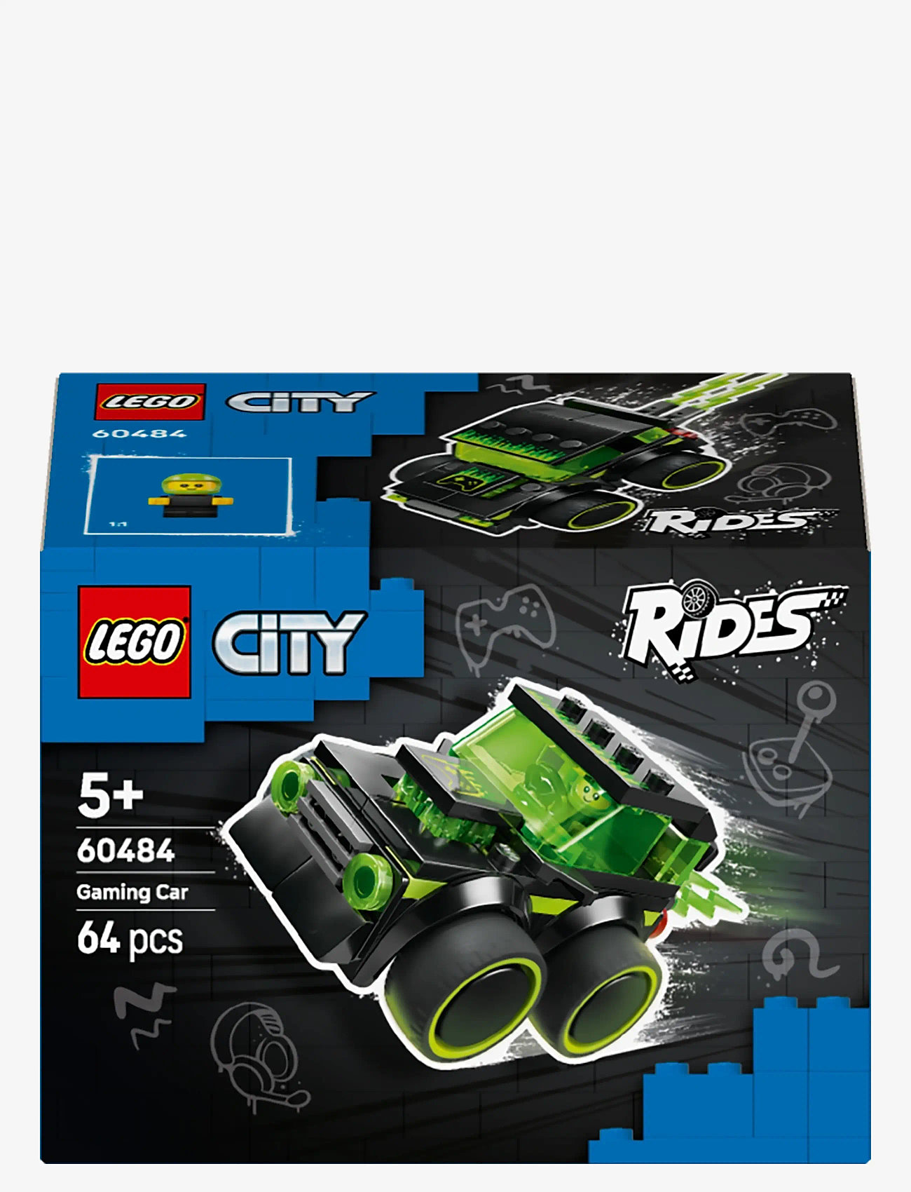 LEGO - City Rides – Gaming Race Car - Model Car Kit 60484 - lego city - multi - 5