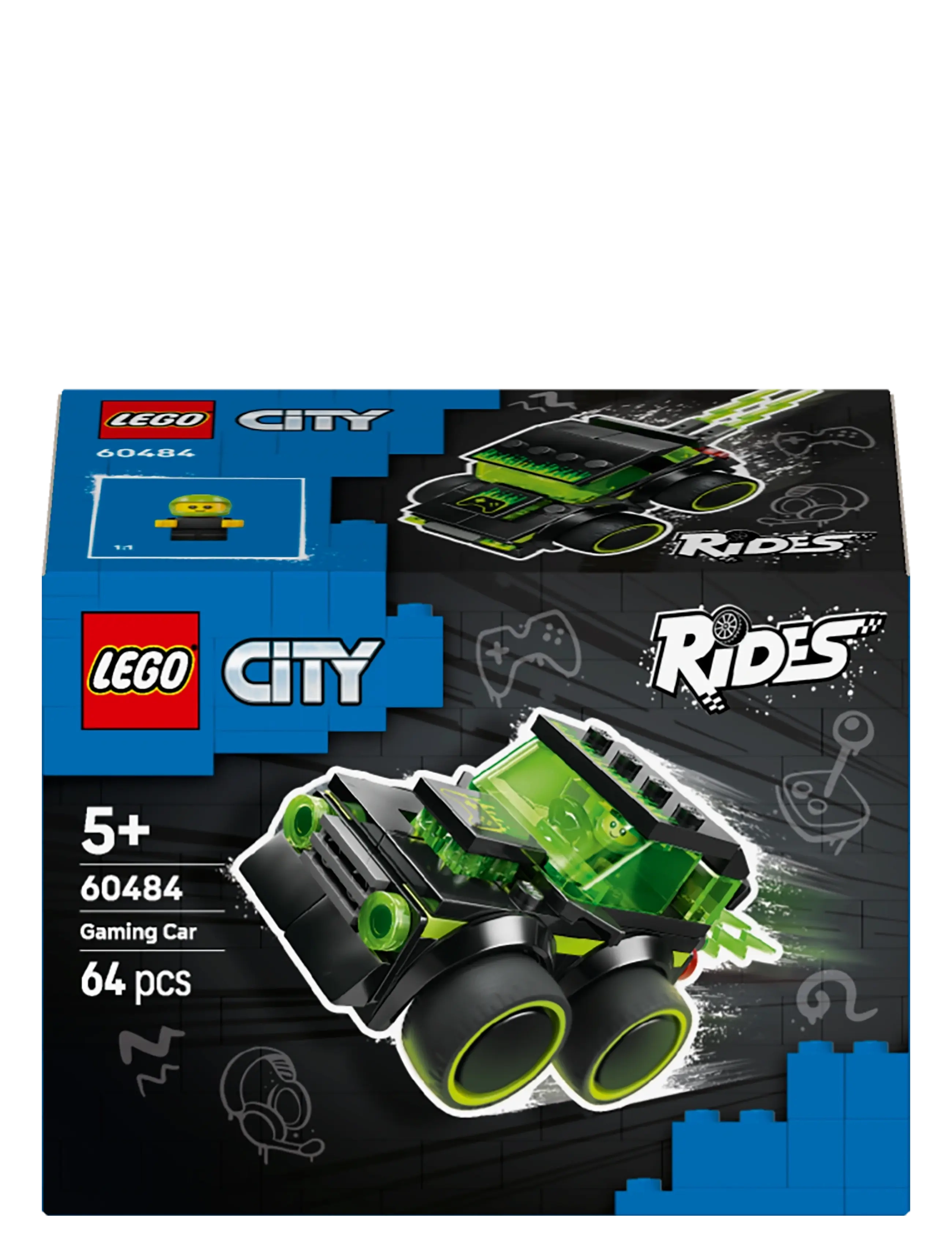 LEGO - City Rides – Gaming Race Car - Model Car Kit 60484 - lego city - multi - 5