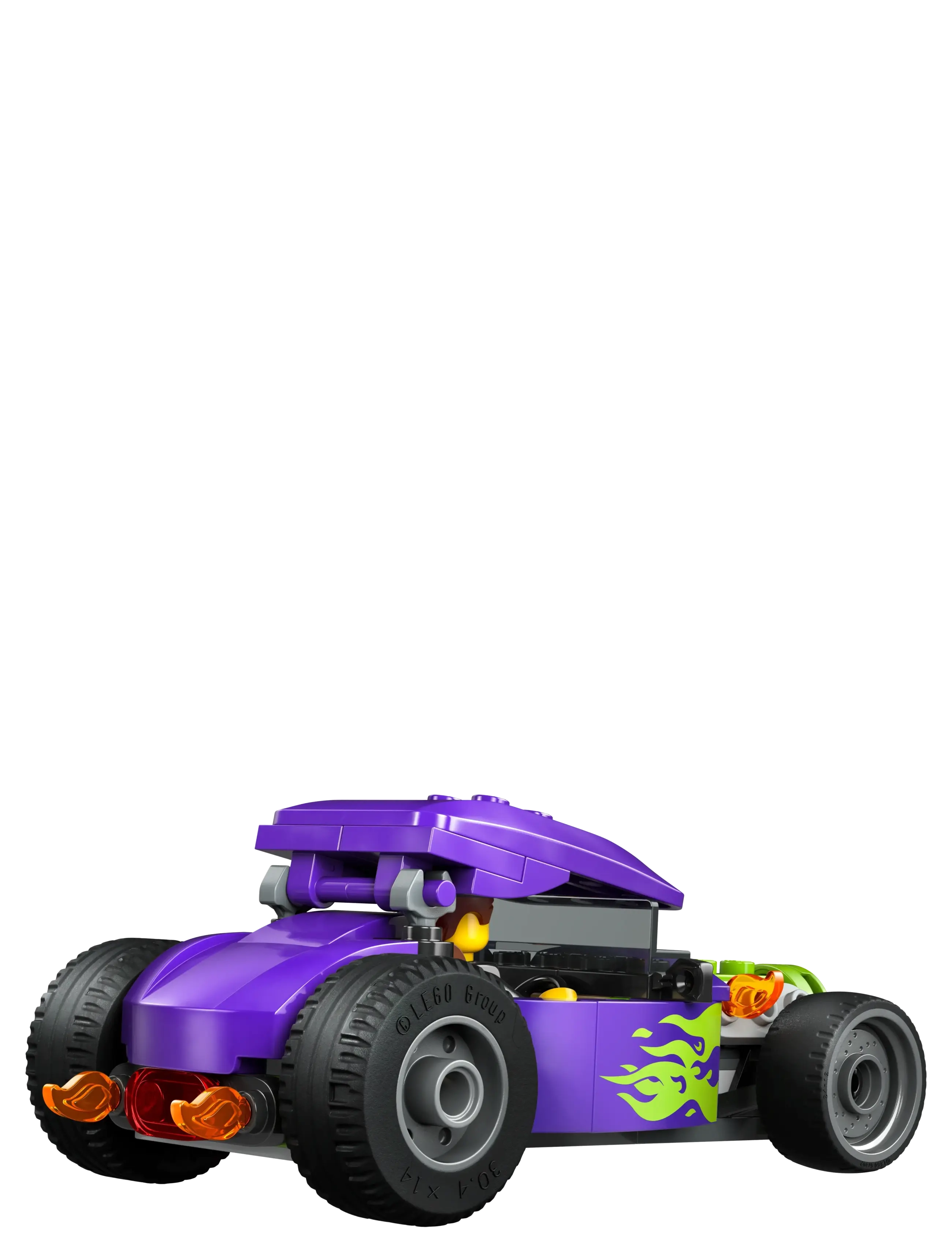 LEGO - City Hot Rod Race Car Building Toy and Minifigure 60485 - lego city - multi - 2
