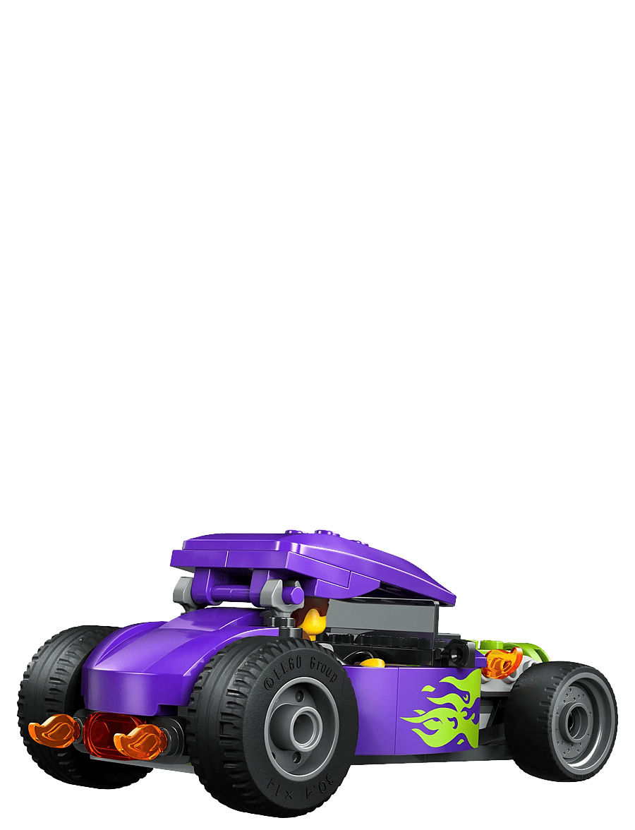 LEGO - City Hot Rod Race Car Building Toy and Minifigure 60485 - lego city - multi - 2