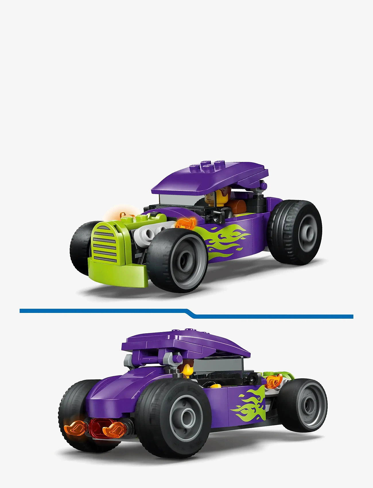 LEGO - Hotrod-bil 60485 - lego city - multi - 3