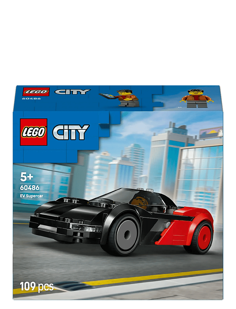 LEGO - City EV Supercar Toy Building Kit and Minifigure 60486 - lego city - multi - 5