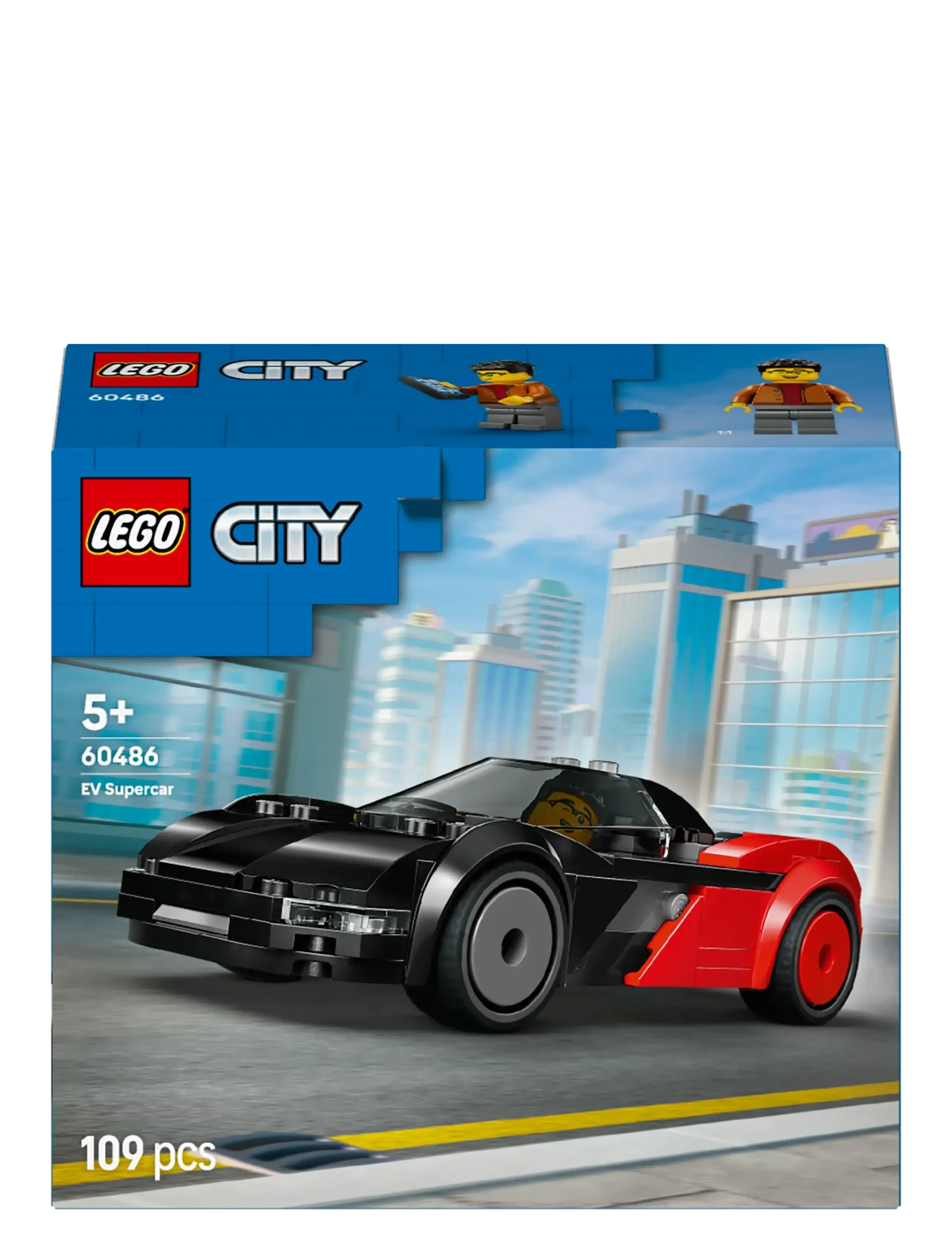 LEGO - City EV Supercar Toy Building Kit and Minifigure 60486 - lego city - multi - 5