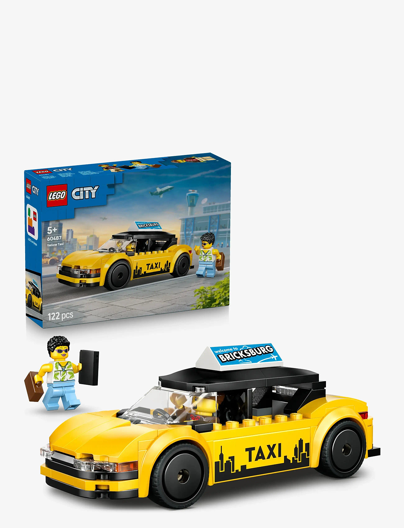 LEGO - Gul taxi 60487 - lego city - multi - 0