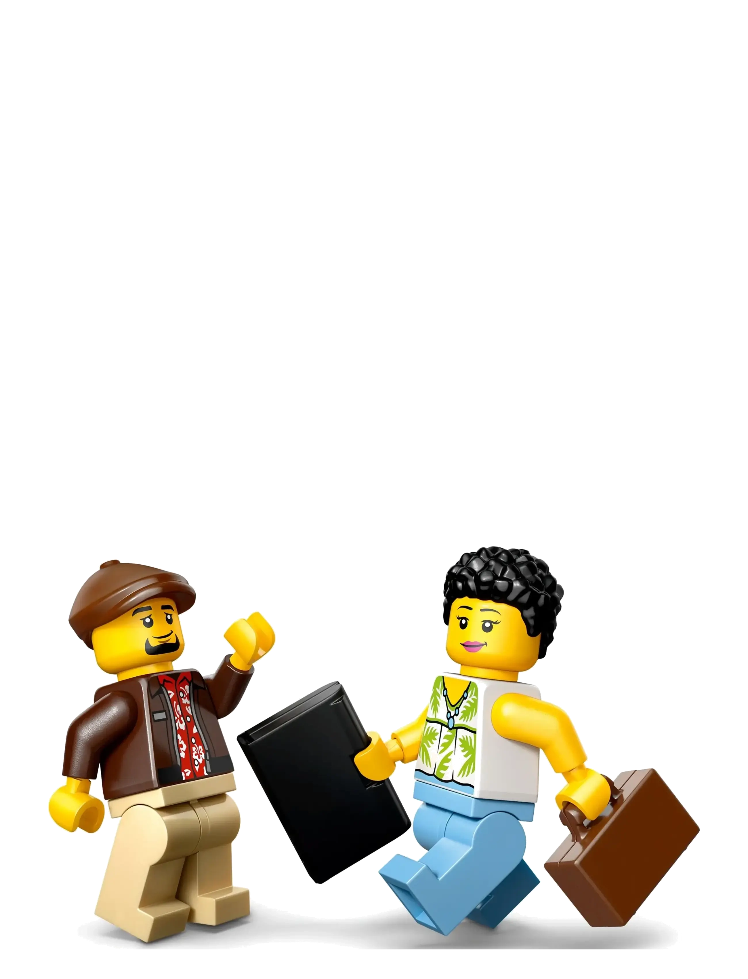LEGO - City Yellow Taxi - Model Car Kit with 2 Minifigures 60487 - lego city - multi - 4