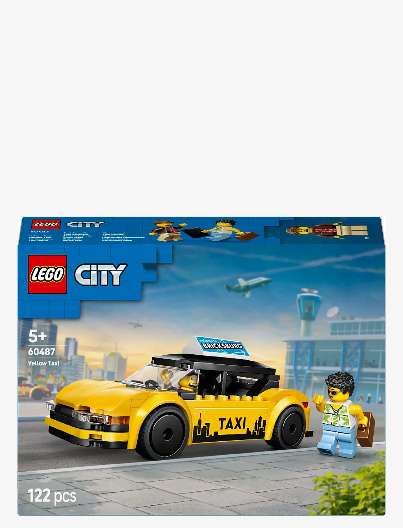 LEGO - Gul taxi 60487 - lego city - multi - 5