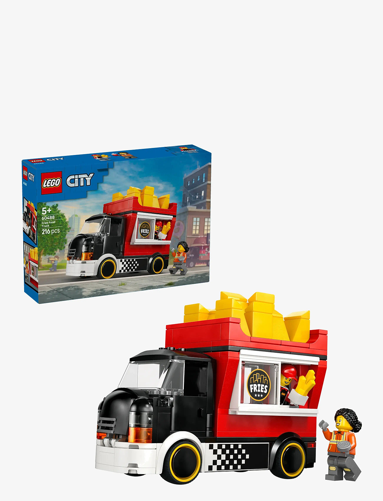 LEGO - City Fries Food Truck - Toy Building Set 60488 - lego city - multi - 0