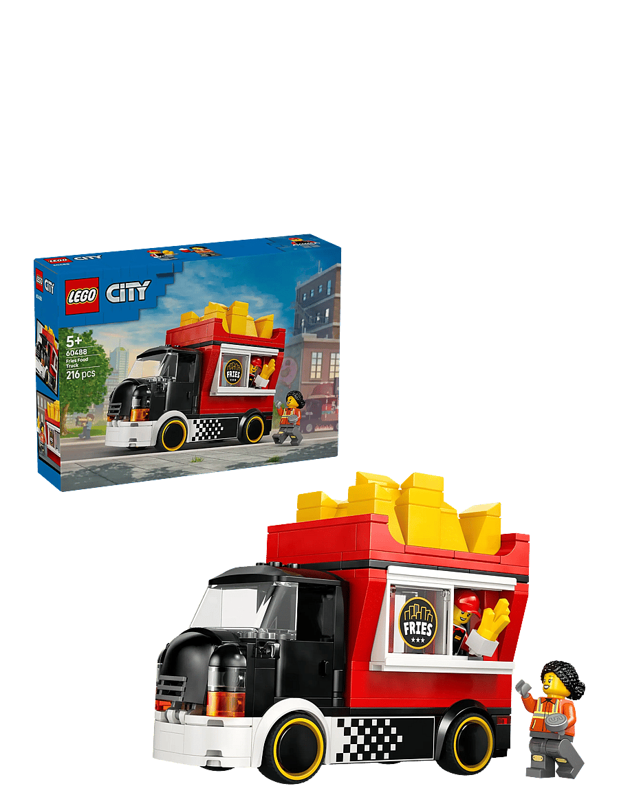 LEGO - City Fries Food Truck - Toy Building Set 60488 - lego city - multi - 0