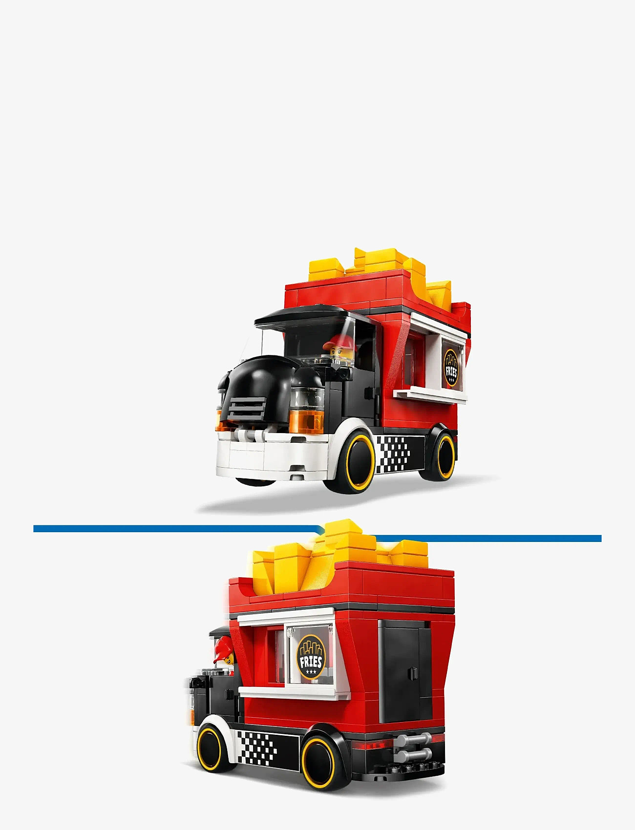 LEGO - City Fries Food Truck - Toy Building Set 60488 - lego city - multi - 3